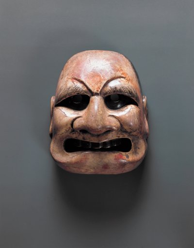 Theatermasker, Asuka- en Nara-periode (552-794) door Japanese School