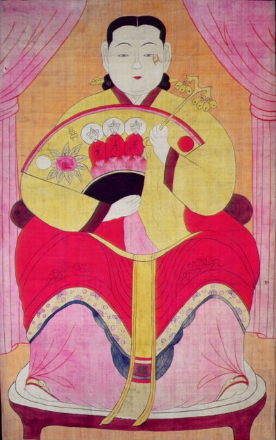 Daesin manura (natuurlijk pigment op zijde) door School Korean