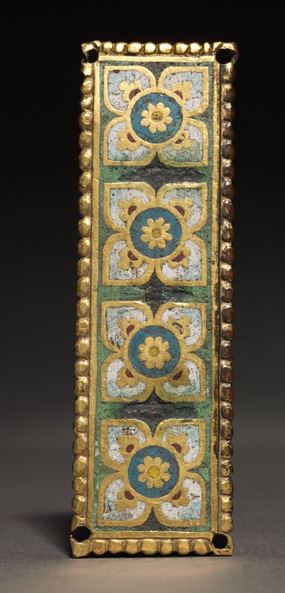 Plaquette, waarschijnlijk van een Reliekschrijn, c.1200-1250 door School Mosan