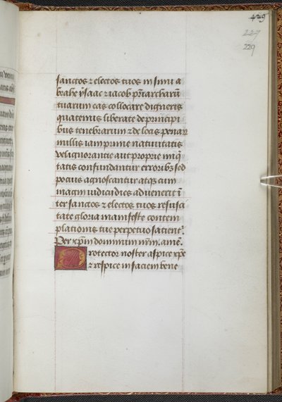 Koningen 9, f.229r, Getijdenboek, Gebruik van Sarum (