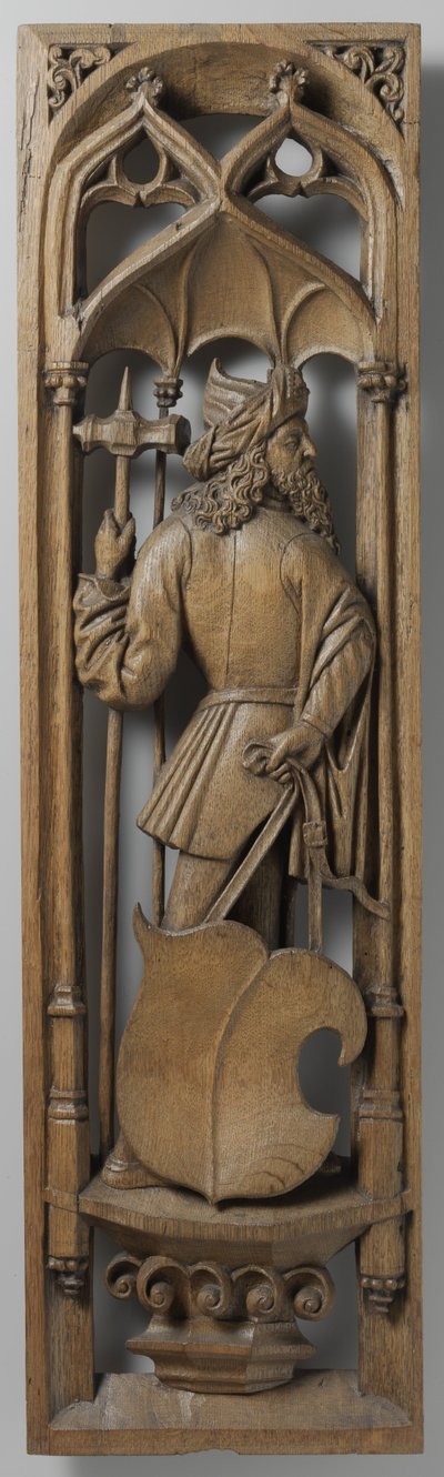 Paneel van een orgelkast door School Netherlandish