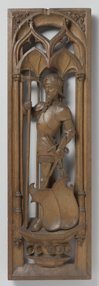 Paneel van een orgelkast door School Netherlandish