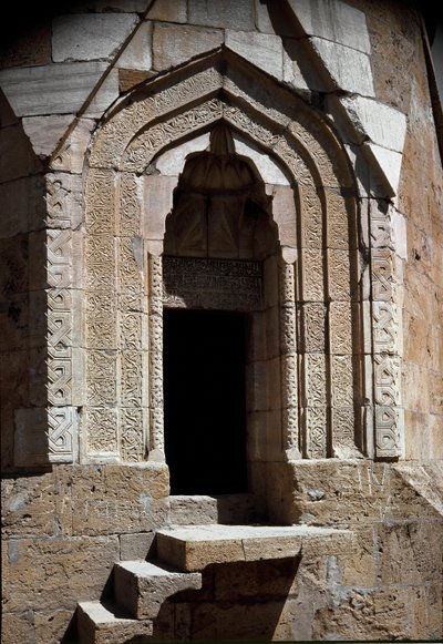 Uitzicht op het graf van Melik Gazi (12e eeuw) door School Ottoman