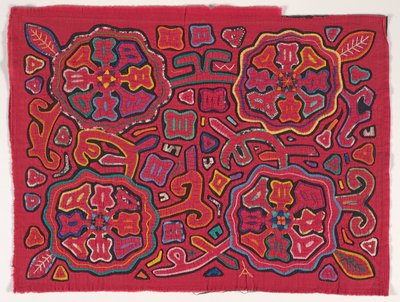 Shirt paneel (mola), Kuna volk, San Blas-eilanden, ca. 1950s door School Panamanian