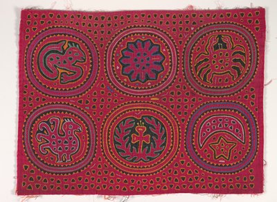 Shirt paneel (mola), Kuna volk, San Blas-eilanden, ca. 1950s door School Panamanian