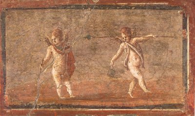 Dansende liefdes, Herculaneum door School Roman