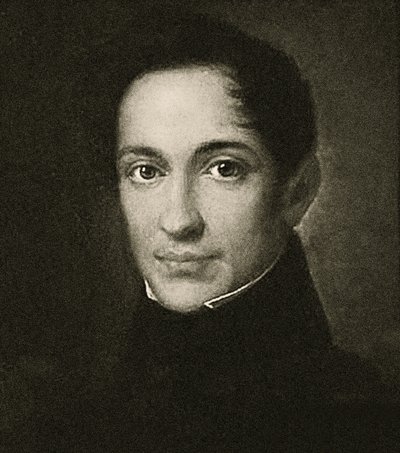 Portret van Alexander Herzen door School Russian