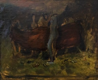 Eva, apocalyptische scène 1930 door Scipione Gino Bonichi