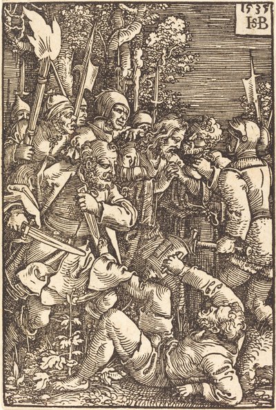 Christus gevangen genomen door Sebald Beham