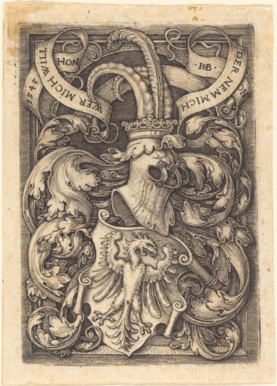 Wapen met een Adelaar door Sebald Beham