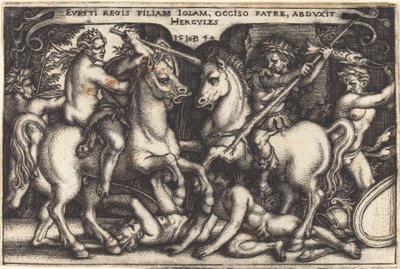 Hercules en Iole door Sebald Beham