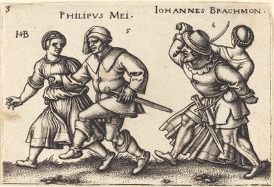 Mei en Juni door Sebald Beham