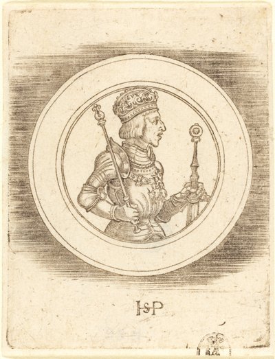 Medaille van Koning Ferdinand van Hongarije en Bohemen door Sebald Beham