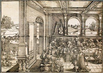 De Verloren Zoon, 16e eeuw door Sebald Beham