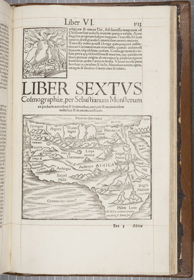 Cosmographia, Col 1113, 1544 door Sebastian Munster