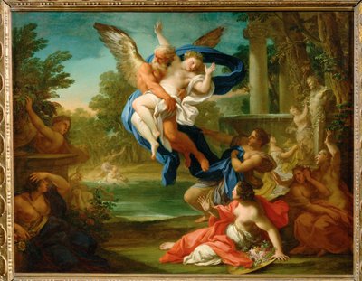 Boree enlevant Orythyie - De verkrachting van Oreithya door Boreas ... door Sebastiano Conca