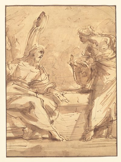 Christus und die Samariterin door Sebastiano Ricci