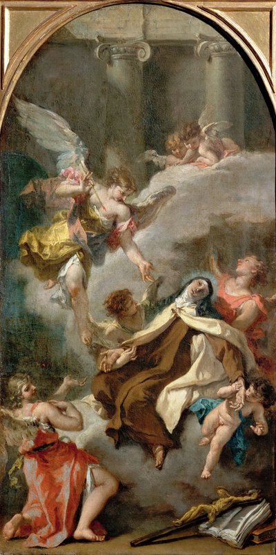 Het visioen van Sint Teresa van Avila door Sebastiano Ricci