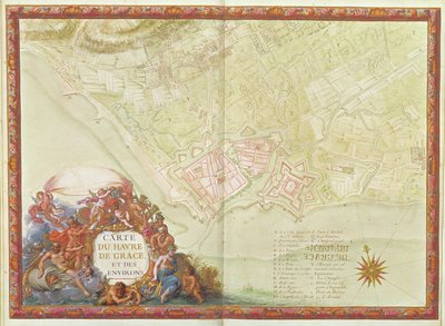 Ms. 987, fol.24 Plan van Le Havre, uit de 