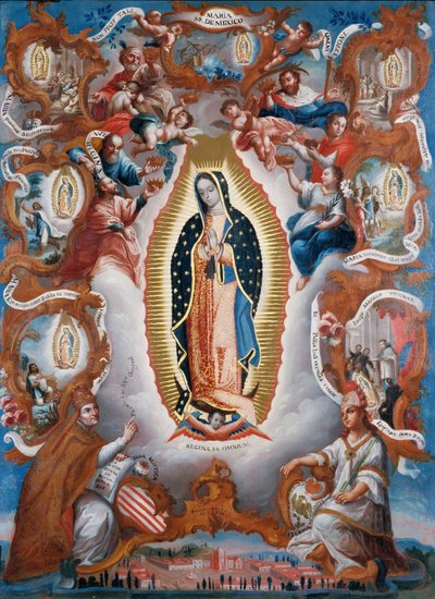 Onze Lieve Vrouw van Guadalupe, 1779 door Sebastián Salcedo