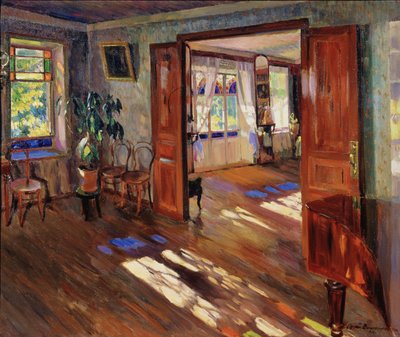 In een huis door Sergei Arsenevich Vinogradov