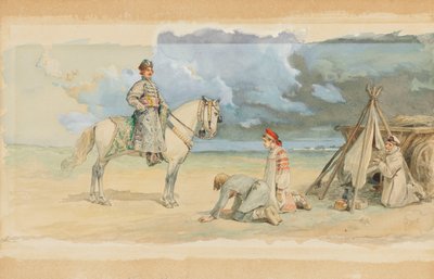 Aankomst van de bojaar door Sergei Sergeyevich Solomko