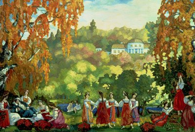 Zomerse Dagen in Vroege Herfst door Sergei Yurevich Sudeikin