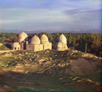 Samarkand, 1905-1915 door Sergey Prokudin Gorsky