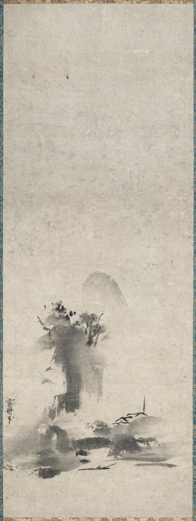 Haboku, Gespat inktlandschap door Sesshû Tôyô