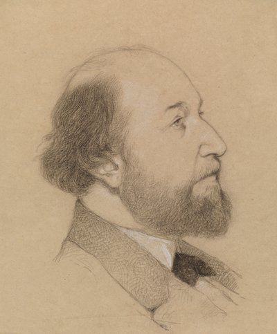 Portret van een man door Severin Falkman