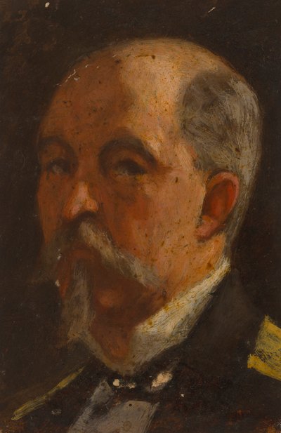 Portret van een man door Severin Falkman