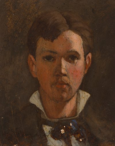 Portret van een jongeman door Severin Falkman