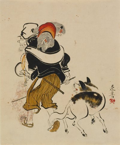  door Shibata Zeshin