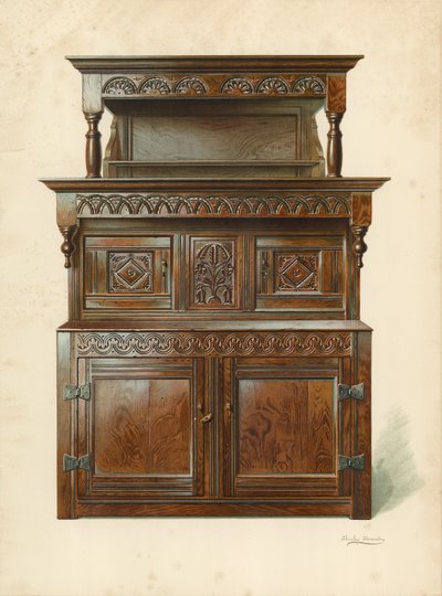 Eikenhofkast (Tridarn), eigendom van H Clarence Whaite door Shirley Charles Llewellyn Slocombe
