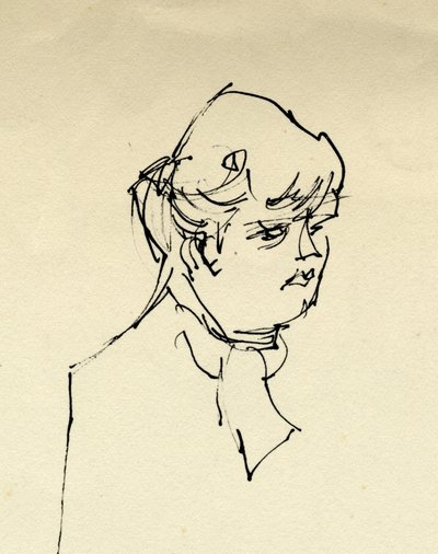 Hoofd van een vrouw door Shirley Markham