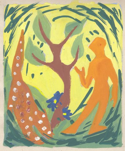 Lente studie, ca. 1950 door Shirley Markham