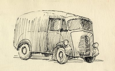 Bestelwagen door Shirley Markham