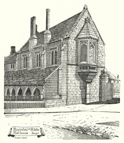 Hospital of St John, Sherborne, Dorset door Sidney Heath