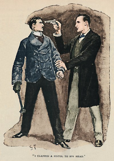 Ik hield een pistool tegen zijn hoofd, 1892 door Sidney Paget
