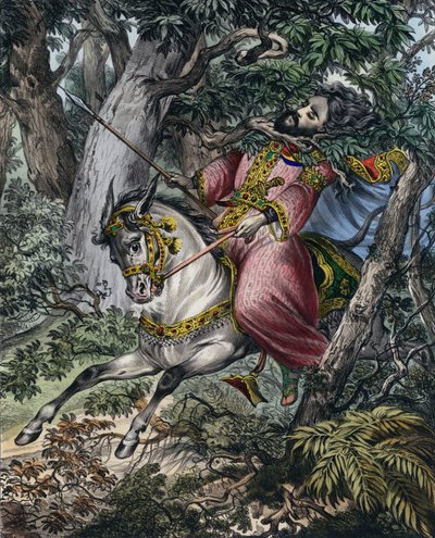 De dood van Absalom door Siegfried Detler Bendixen