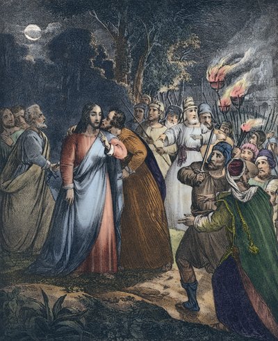 Judas verraadt zijn meester door Siegfried Detler Bendixen