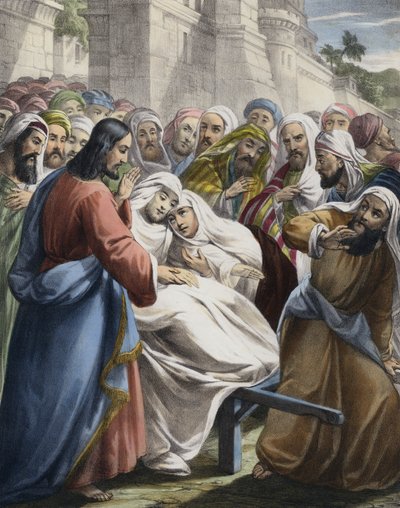 De Zoon van de Weduwe van Nain tot Leven Gewekt door Siegfried Detler Bendixen