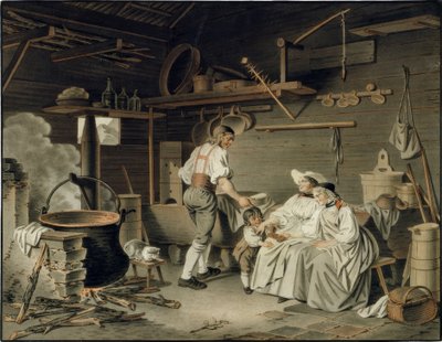 Het bezoek aan de Sennhütte door Sigmund Freudenberger