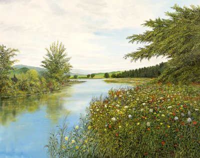Aan de rivier door Silvian Sternhagel