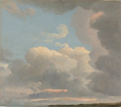 Wolkstudie Vroege Avond door Simon Alexandre Clément Denis
