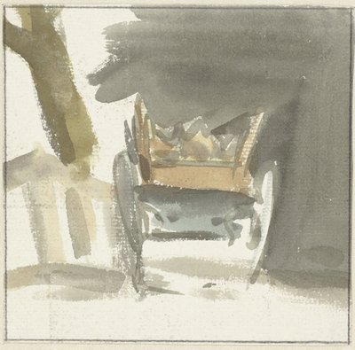 Boerenwagen, van achteren gezien door Simon Andreas Krausz