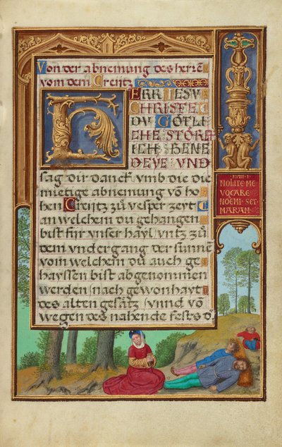 Rand mit Naomi, die um den Verlust ihrer Familie trauert door Simon Bening
