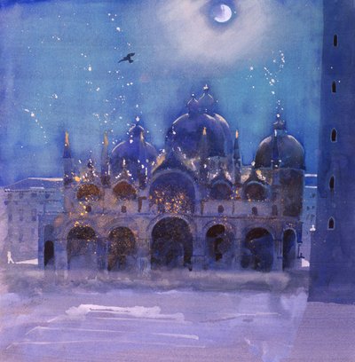 Na de vergadering, 2006 (aquarel op papier) door Simon Fletcher