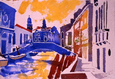 Angelo Raffaele, 2006 (aquarel op papier) door Simon Fletcher