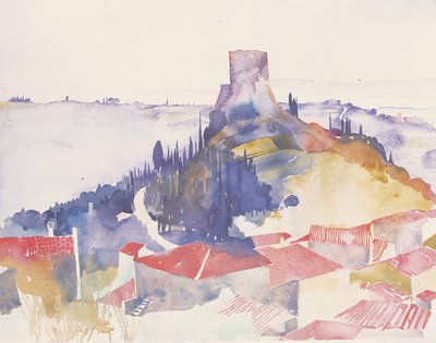 Castiglioni, Italië, 2002 (aquarel) door Simon Fletcher
